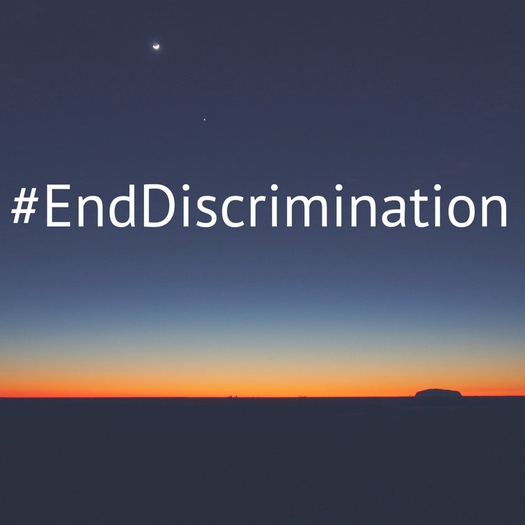 Hastag #EndDiscrimination/ konec diskriminace