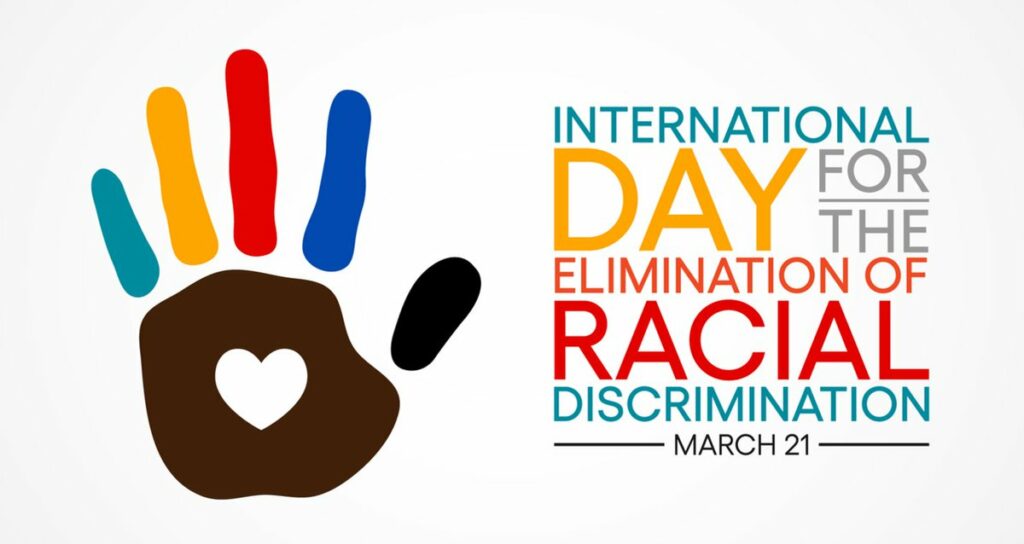Mezinárodní den za odstraněni rasové diskriminace- barevná dlaň
