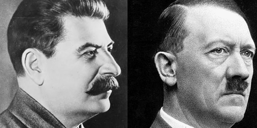 Stalin a Hitler, diktátoři a hlavní představitelé totalitních režimů