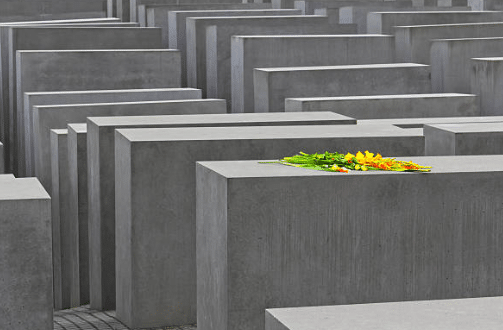 Židovský památník obětem holocaustu v Berlíně.