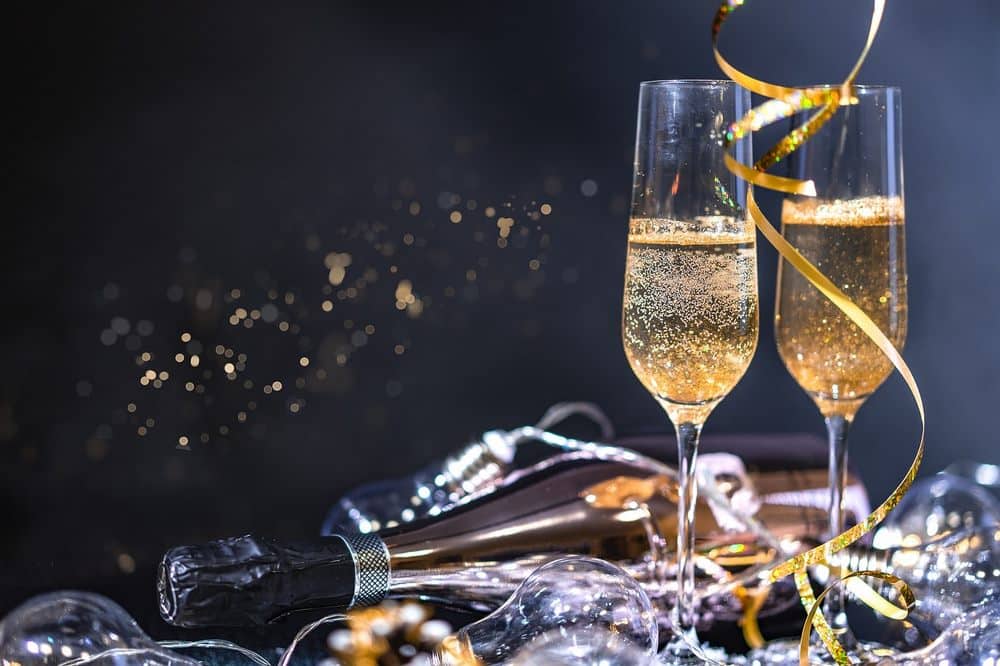 Nový rok v Polsku - šampaňské